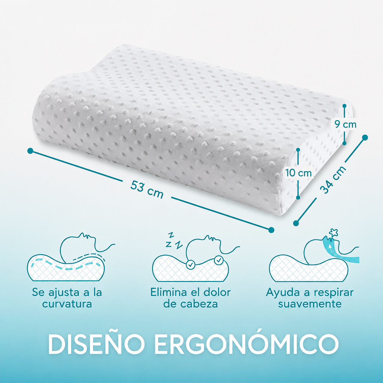 Almohada Ortopédica de Alineación RIVO™